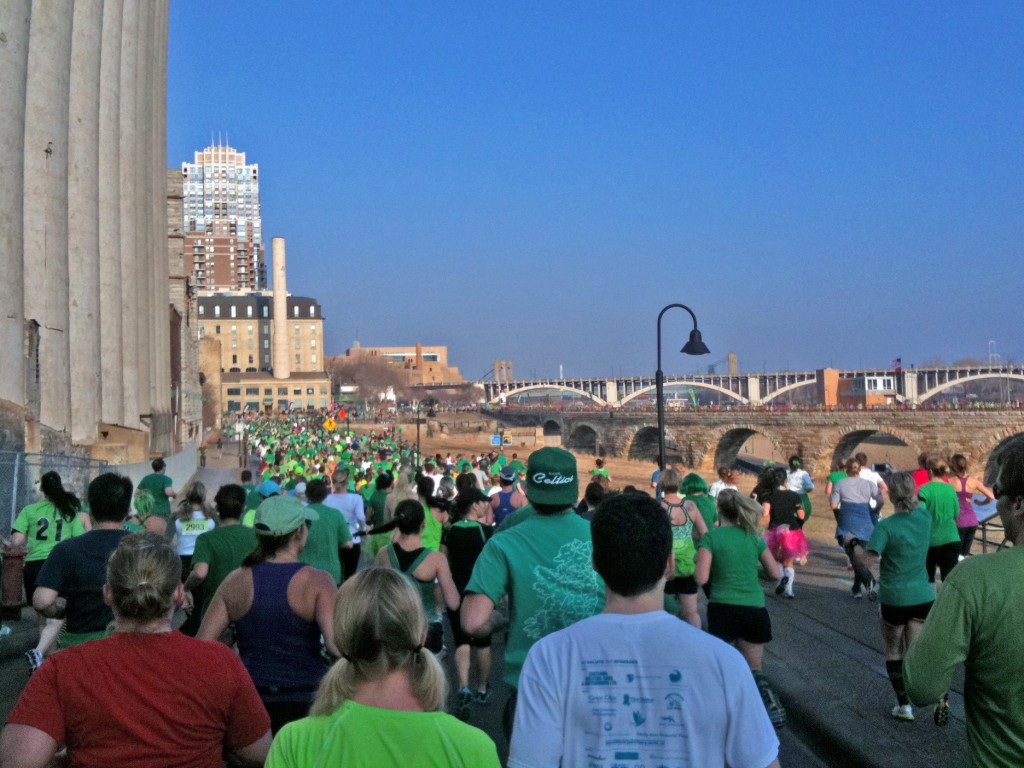 Entering the Stone Arch Bridge