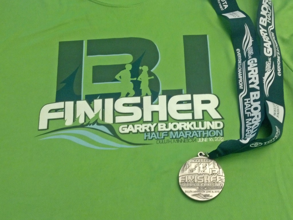 Medal and shirt